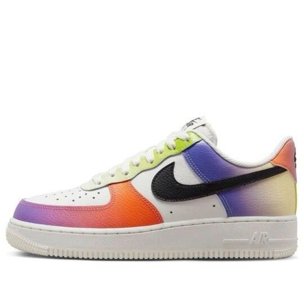 Size 5.5 Nike Air Force 1 Low 07 Summit White Black Multicolor Womens FD0801-100